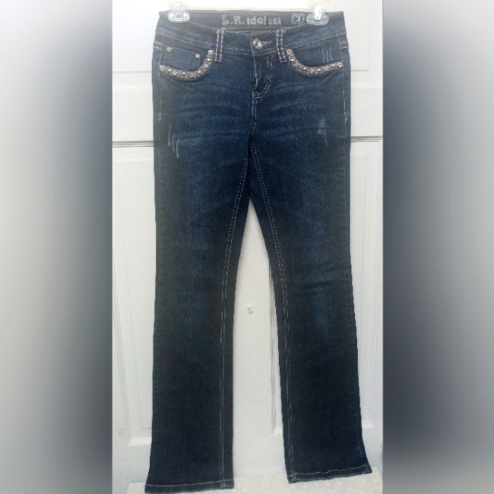 Womens Juniors L.A. Idol Jeans USA Size 3